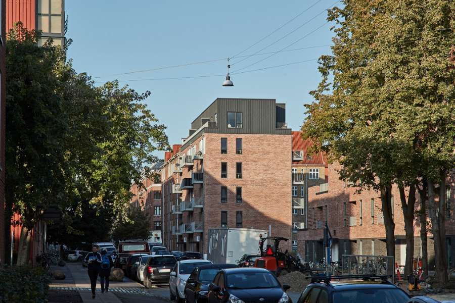 Astronomische Aussicht von den Penthauswohnungen auf die Tycho Brahes Alle, Tycho Brahes Alle 35, DK-2300 KBH